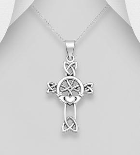 Přívěsek keltský kříž (Materiál stříbro Ag 925/1000 - TOP šperky)
