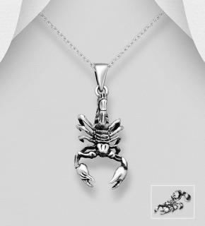 Přívěsek scorpion (Materiál stříbro Ag 925/1000 - TOP šperky)