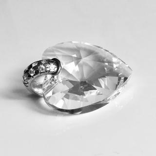Přívěsek srdce 11,7gr  (Materiál stříbro Ag 925/1000 - likvidace skladu)