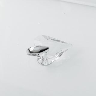 Přívěsek srdce čiré 2,5gr (Přívěsky Swarovski Elements s certifikátem likvidace skladu)