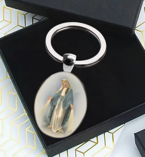 Přívěsek Svatá Marie na klíče (Přívěsek na klíče unisex likvidace skladu)