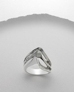 Prsten vel. 57 masivní 9gr (Materiál stříbro Ag 925/1000)