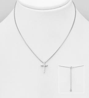 Řetízek s křížkem 2,3gr (Materiál stříbro Ag 925/1000 - TOP šperky)