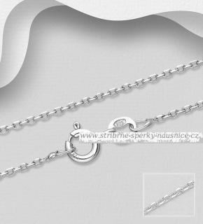 Stříbrný řetízek 67, 74 a 80cm - síla 1,33mm stříbrný - 3,2gr (Materiál stříbro Ag 925/1000 - likvidace skladu)