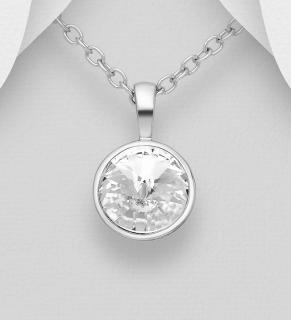 Swarovski Elements - přívěsek na krk 1,2gr (Šperky Swarovski Elements s certifikátem pravosti - likvidace skladu)