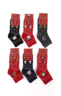 Dámské veselé ponožky (vánoční)