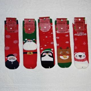 dětské obrázkové ponožky  (vánoční)