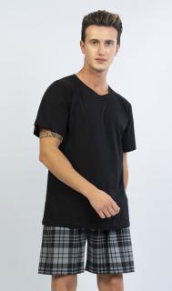 Pánské pyžamo šortky Jiří  1XL černá