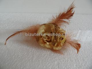 bizuterka-eshop.cz Květ zlatý BZ-03408