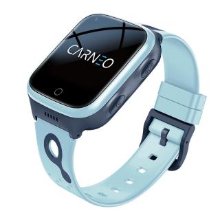Smart hodinky Carneo GUARDKID+ 4G Platinum - modré