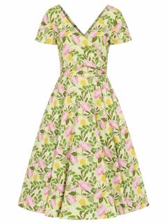 Collectif retro šaty Maria - English Orchard Velikost: M (UK 12)
