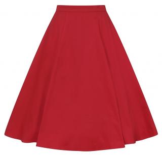Collectif retro sukně Matilde - Red Velikost: 2XL (UK 18)