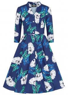 H&R London retro šaty Gloria Velikost: XS (UK 8)