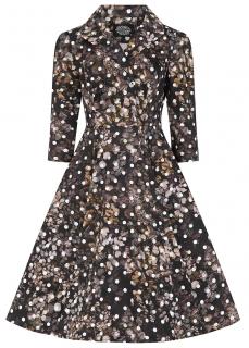 H&R London retro šaty Skylar Velikost: 2XL (UK 18)