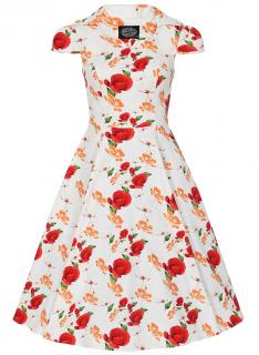 H&R London retro šaty Tracy Velikost: XL (UK 16)