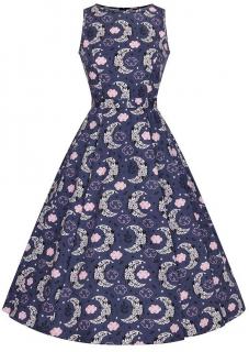 Lady V London šaty Hepburn - Moonlight Velikost: XL (UK 16)