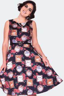 Voodoo Vixen šaty Framed Kitties Velikost: XS