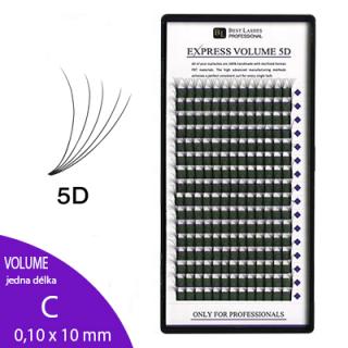 5D řasy Express Volume C, 0,10 X 10mm - 16 řad