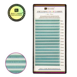 Pastelové řasy MIX délek C, 0,20 X 9-14 mm (Light Blue)
