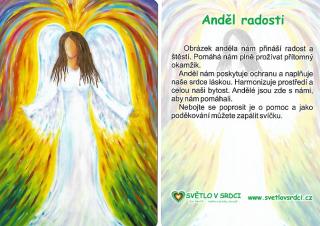 Anděl radosti - harmonizační obrázek