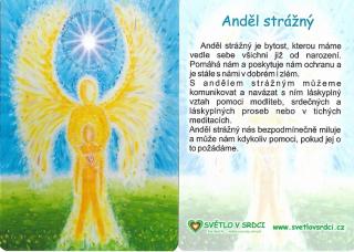 Anděl strážný - harmonizační obrázek