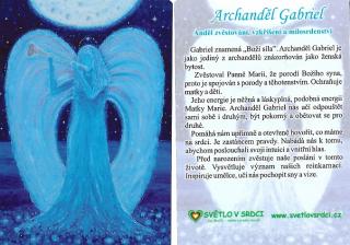 Archanděl Gabriel - harmonizační obrázek