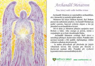 Archanděl Metatron - harmonizační obrázek