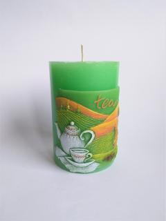 Svíčka válec tea 7x10 cm