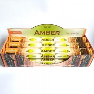 Tulasi Amber indické vonné tyčinky 20 ks