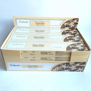 Tulasi indické vonné tyčinky Premium VANILLA (Vanilka)
