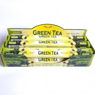 Tulasi Zelený čaj indické vonné tyčinky 20 ks