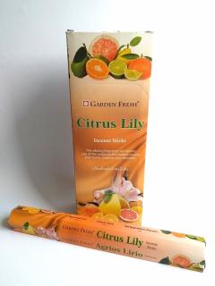 Vonné tyčinky Garden Fresh Citrus Lily