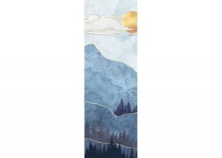 AG design 1 dílná vliesová fototapeta Blue Mountain, 90 x 270 cm (srpen21)