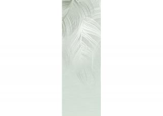 AG design 1 dílná vliesová fototapeta Green Feather, 90 x 270 cm (srpen21)