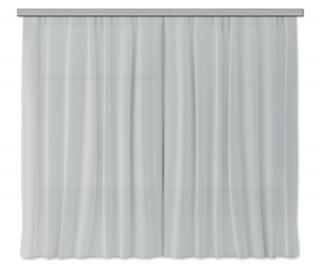 AG Design Textilní závěs šedý 180 x 160 cm (2ks), (srpen21)