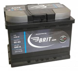 BRIT AGM 60Ah 640A 12V