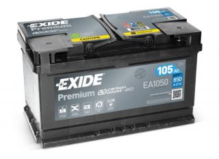 EXIDE Premium 12V 105Ah 850A EA1050