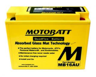 MOTOBATT 12V 20.5Ah 230A MB16AU