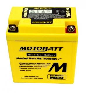 MOTOBATT 12V 3.8Ah 50A MB3U