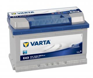 Varta Blue Dynamic 12V 72Ah 680A E43
