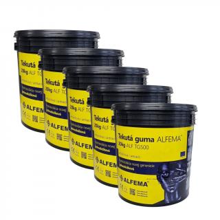 Sada Tekutá guma ALFEMA TG500 (7015) antracitová 5x20 kg