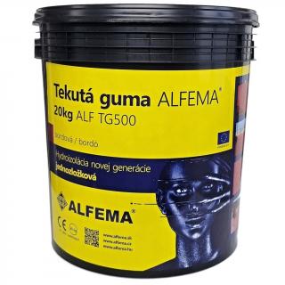 Tekutá guma ALFEMA TG500 bordó 20 kg (hydroizolace Tekutá guma)
