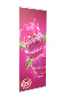 Banner stojan L-KO PITAYA II š. 85cm  (výška 200cm) ŠÍŘE: 85 cm, TISK: na PES textil