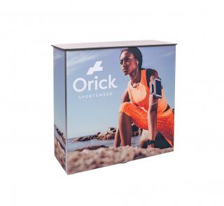 Fold out counter - promo stolek
