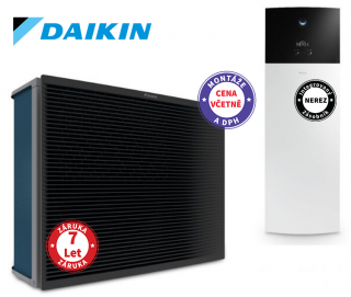 Daikin Altherma 3 H HT 11 - 18 kW s ohřevem teplé vody Výkon tepleného čerpadla: 20kW