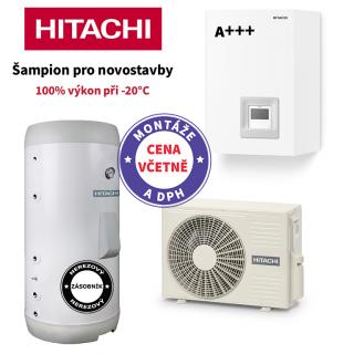 HITACHI Yutaki S 4,3 - 8 kW + externí zásobník Yutaki S - Výkon / P Design: 6 kW / 6 kW