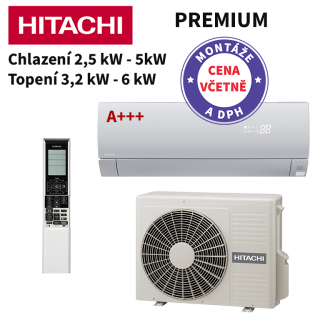 Premium Chladící / topný výkon: Bílá; 2,5 kW / 3,2 kW