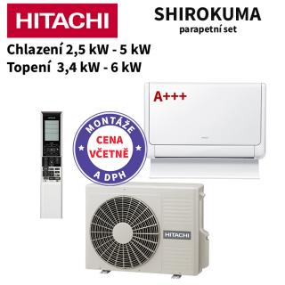 Shirokuma - parapetní Chladící / topný výkon: 2,5 kW / 3,4 kW
