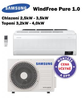 WindFree Pure 1.0 Chladící / topný výkon: 2,5 kW / 3,2 kW