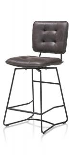 barová polstrovaná židle JULLA - barva antracit